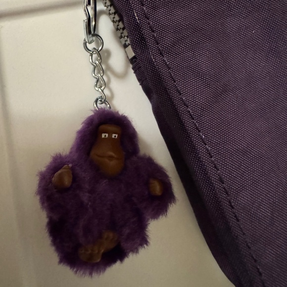 Kipling Small Beautiful Eggplant Purple Crossbody Bag - Picture 8 of 9